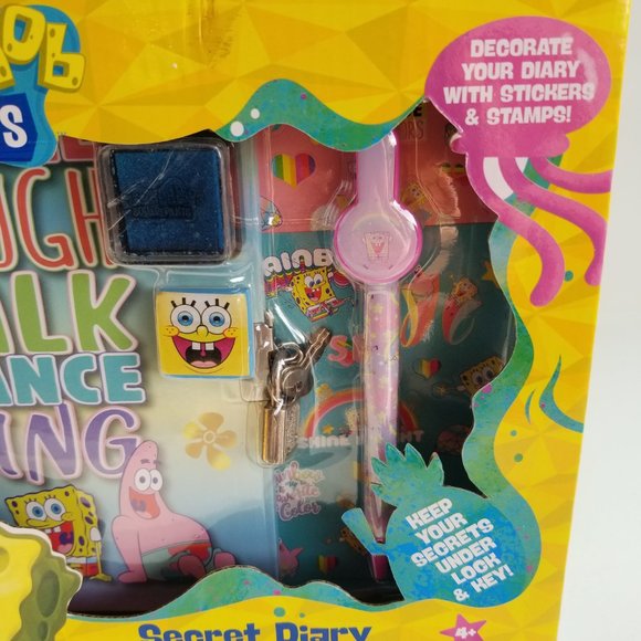 SpongeBob SquarePants Secret Diary Set - New in Box - Picture 7 of 15